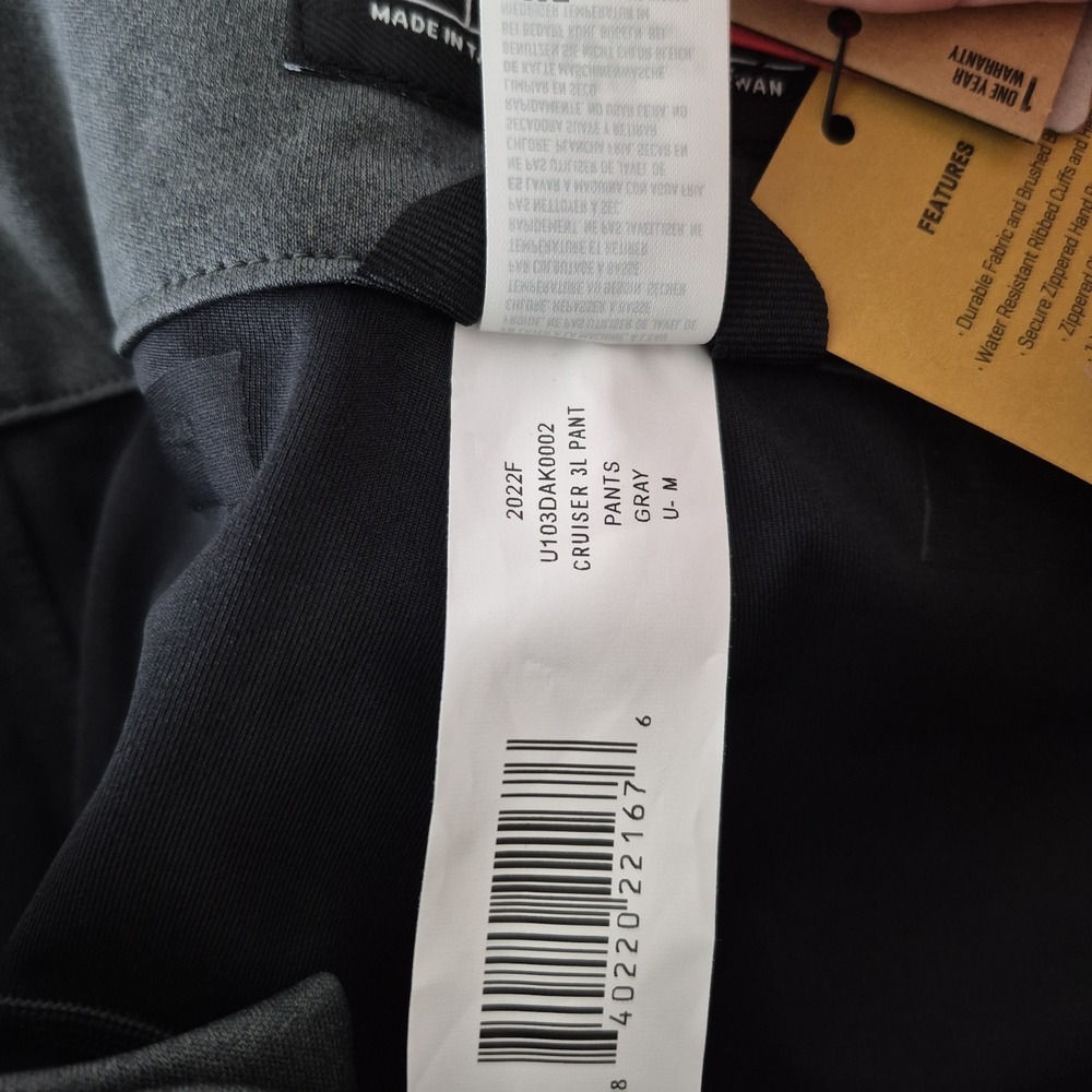 Dakine Cruiser 3L Pants Unisex Medium Gray RECCO‎ Water Resistant Adj Waist NEW - Picture 9 of 15